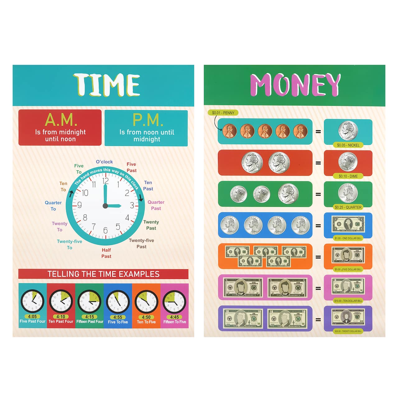 Time &#x26; Money Posters by B2C&#x2122;